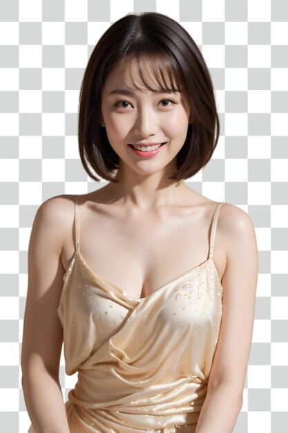 PSD psd sexy asian woman on transparent background