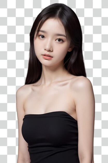 PSD psd sexy asian woman on transparent background