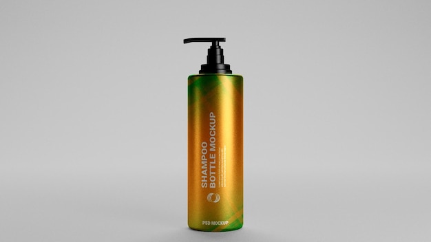 PSD psd shampoo bottle mockup