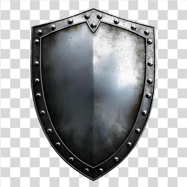 PSD psd shield isolated on transparent background