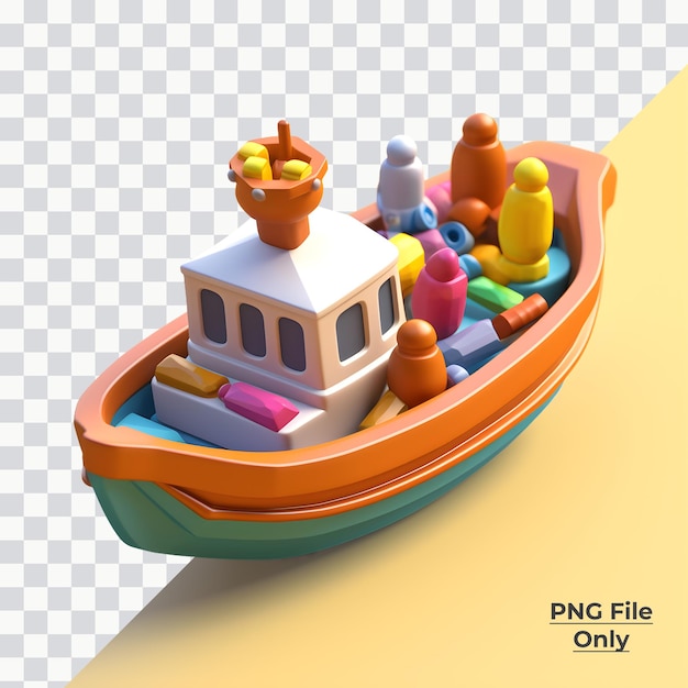 Psd ship soft smooth lighting only png premium psd