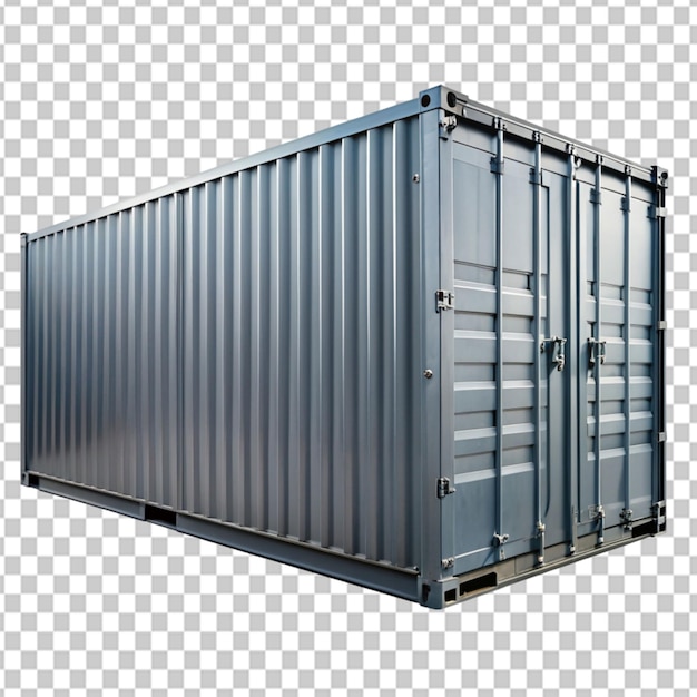 PSD psd di un container marittimo su sfondo trasparente