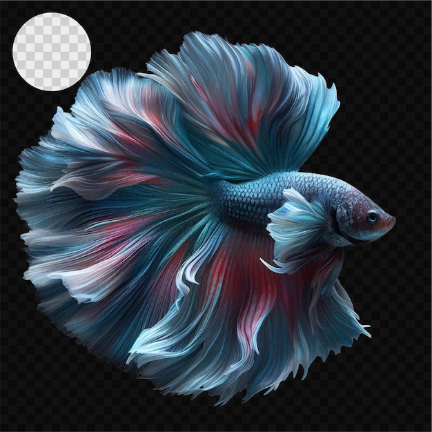 PSD psd siamese fighting fish