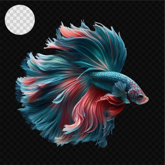 PSD psd siamese fighting fish