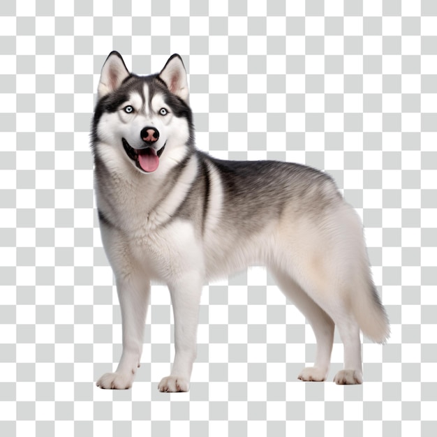 PSD psd siberian husky transparent background