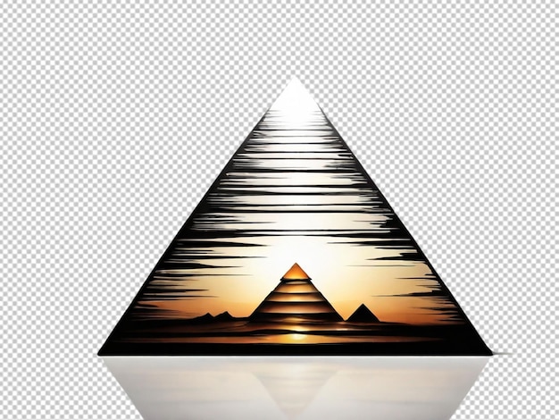 PSD psd of a silhouette of a egypt on transparent background