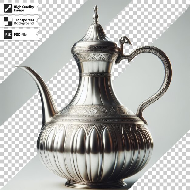 PSD psd silver aftabeh persian toilet wash jug decorative antique rare qajar water jug ewer brass pitche