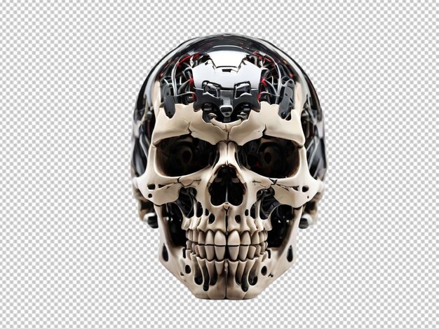 PSD psd of a skull on transparent background