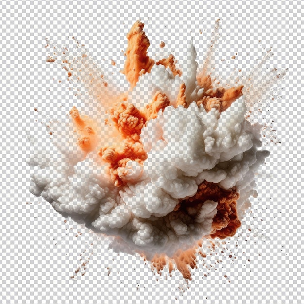 Psd skypowder explosion isolated on transparent background hd png