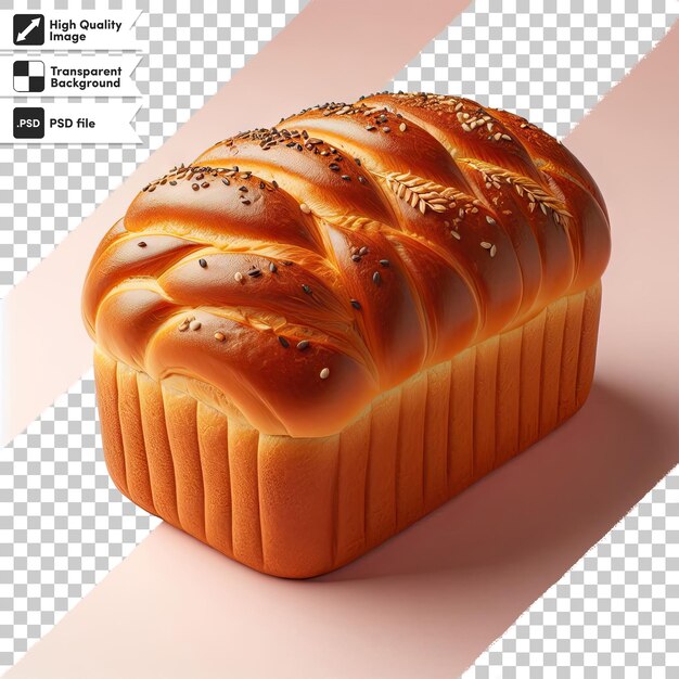 Psd sliced bread on transparent background
