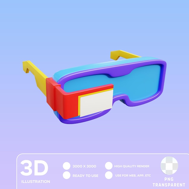 PSD psd smart glass 3d illustration