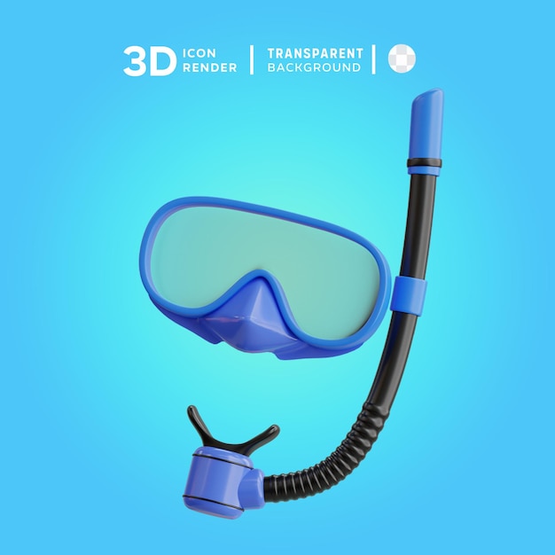 PSD Иллюстрация psd snorkel 3d