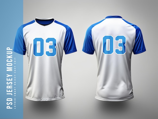 PSD psd soccer jersey mockup