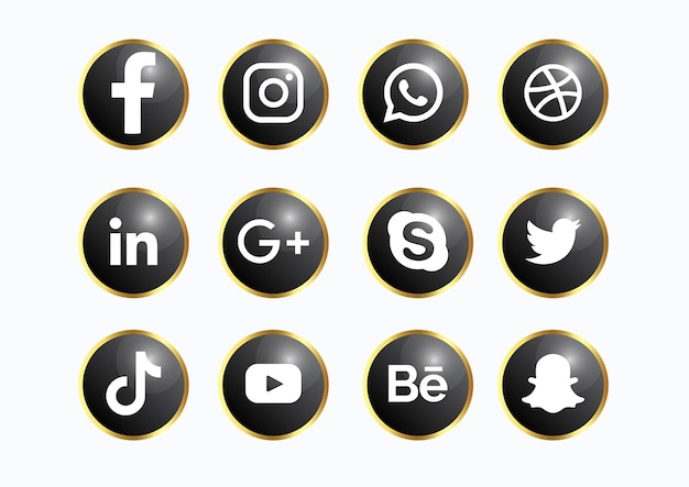 PSD psd social media 3d icons pack