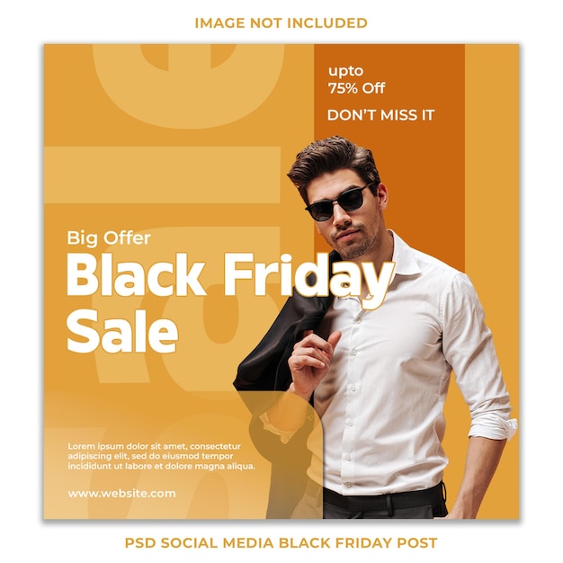 PSD psd social media black friday post