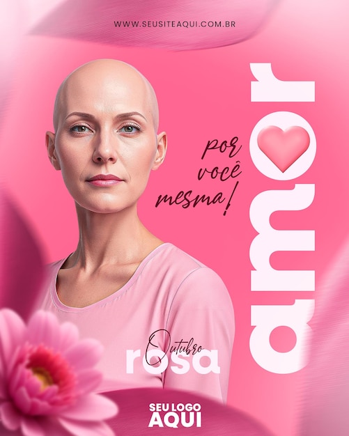 PSD i social media psd nutrono il cancro al seno, prenditi cura di rosa ottobre