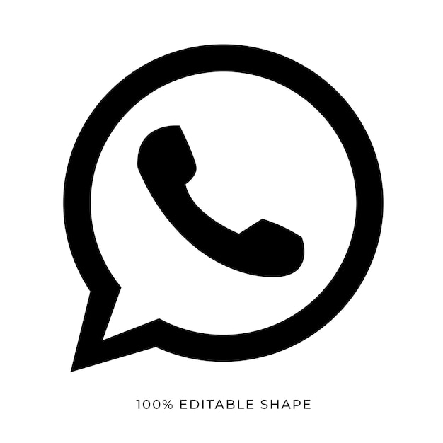 PSD social media icon WhatsApp