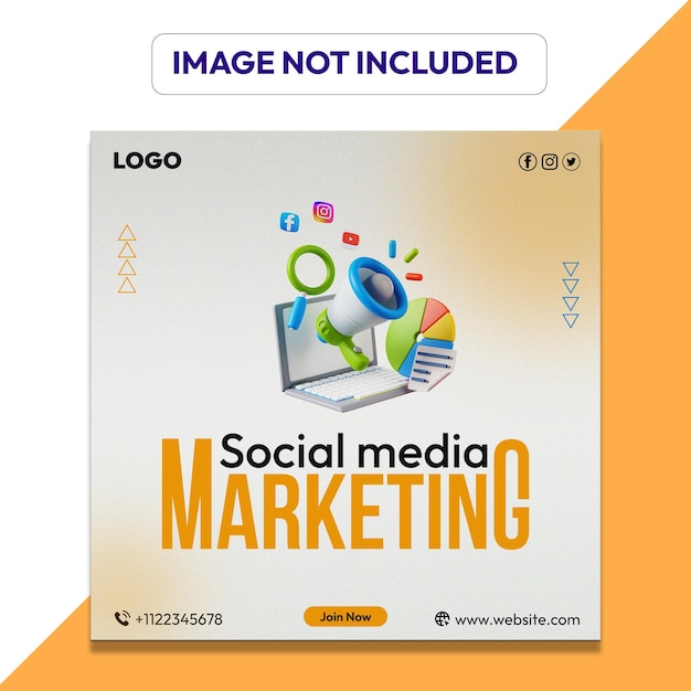 PSD social media marketing post