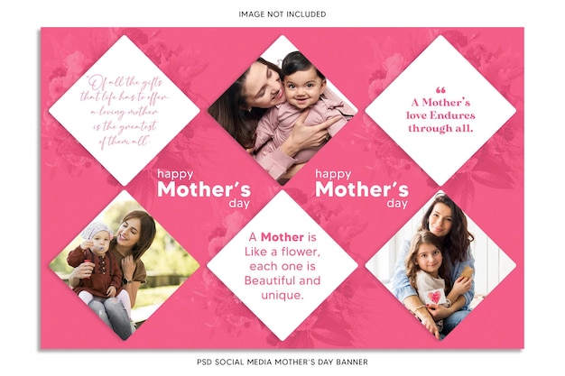 PSD psd social media mothers day banner