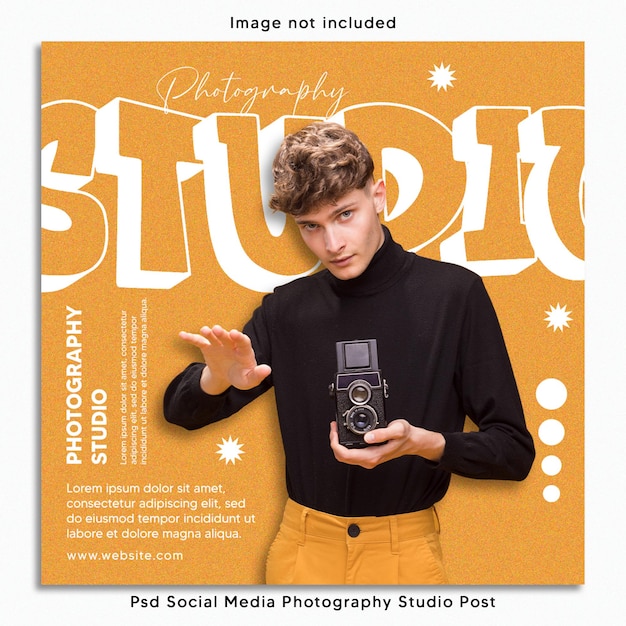 PSD psd social media photography studio post