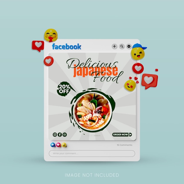 psd social media post mockup