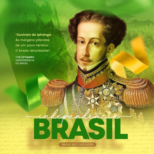 Шаблон социальных сетей psd 7 сентября день независимости бразилии независимость бразилии