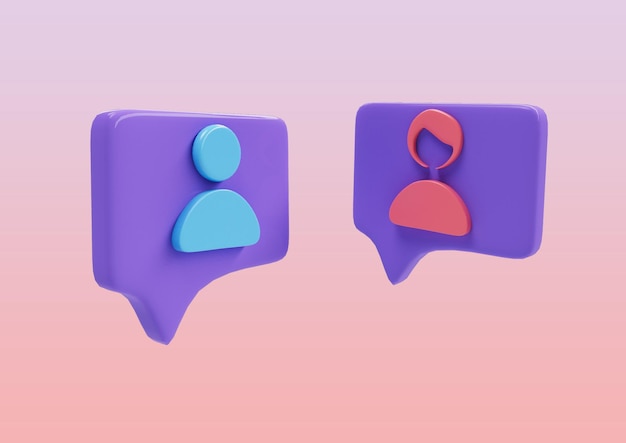 psd sociale media isoleren berichtpictogram