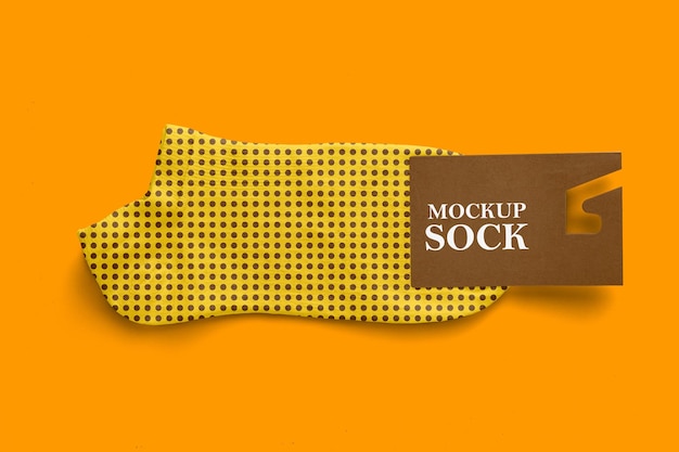 PSD sock mockup