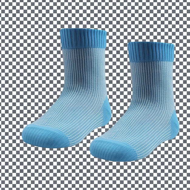 Psd socks isolated on transparent background