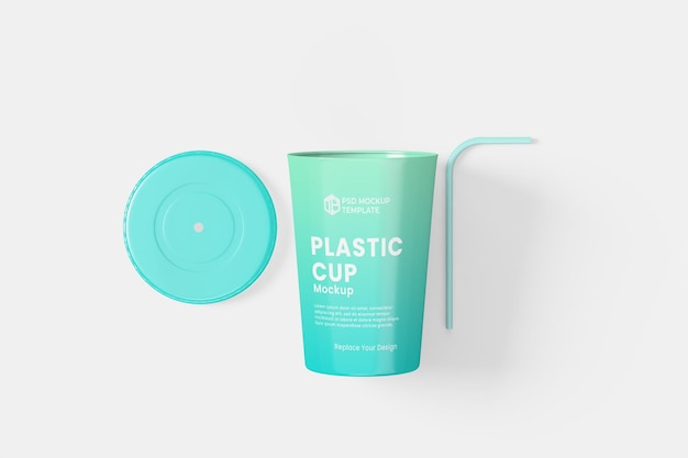 Psd soda cup mockup