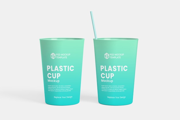 Psd soda cup mockup