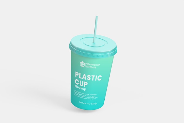 Psd soda cup mockup