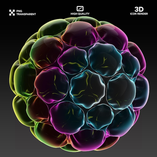 PSD Soft Body 3D-illustratie