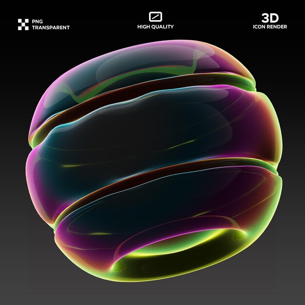 PSD Soft Body 3D-rendering