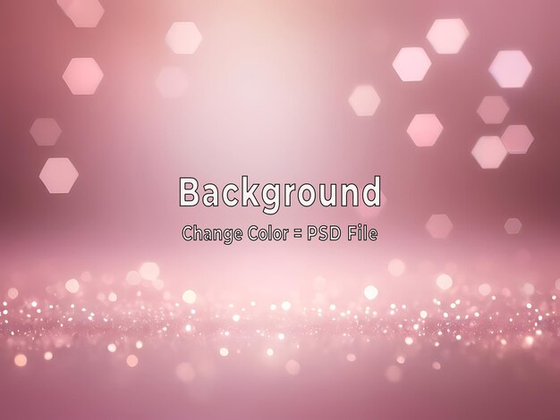 PSD Soft Pink Abstract Background met lichte Bokeh textuur en Modern Art Pattern Design