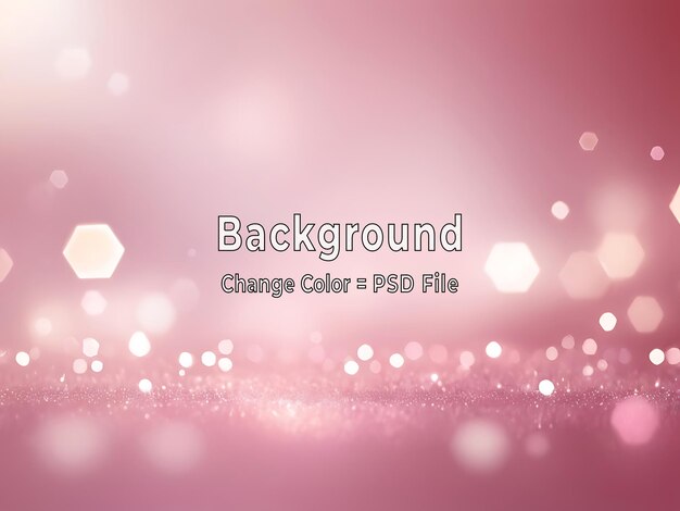 PSD Soft Pink Abstract Background met lichte Bokeh textuur en Modern Art Pattern Design