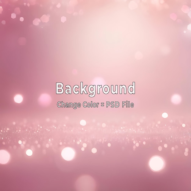 PSD Soft Pink Abstract Background with Light Bokeh Texture and Modern Art Pattern Design
