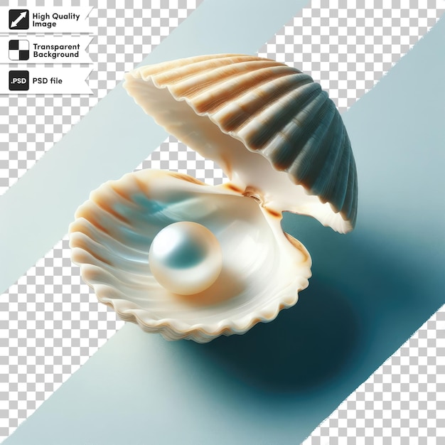 PSD psd a solitary pearl on transparent background with editable mask layer