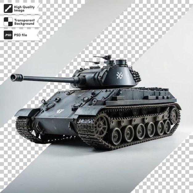 PSD psd soviet tank t 34 on transparent background with editable mask layer
