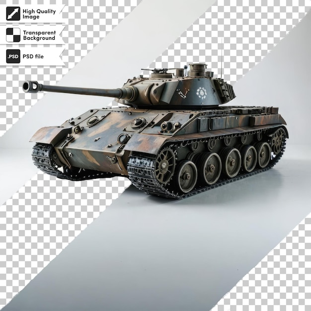 ソビエトの戦車 T-34 透明な背景と編集可能なマスクレイヤー