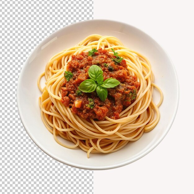 PSD psd of a spaghetti on transparent background