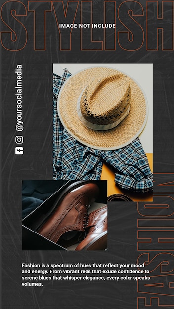 PSD psd speciale concetto di design di moda per i social media instagram stories template