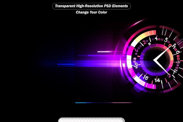 psd speedometer speed car auto dashboard design speed meter abstract technology