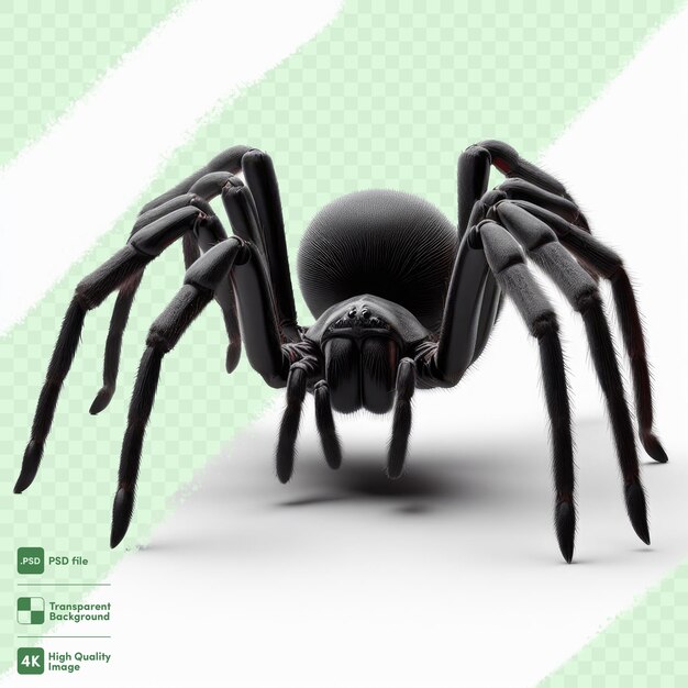 PSD psd spider transparent background