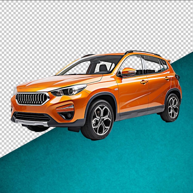 Psd sport suv car on transparent background