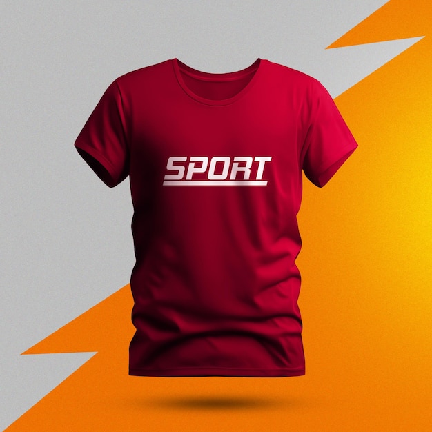 PSD psd sport tshirt mockup