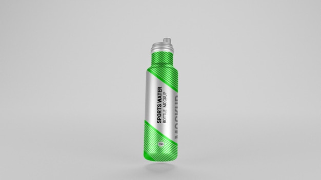 Psd sports bottle mockup