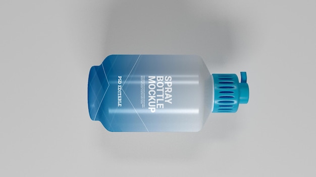 PSD mockup di flacone spray psd