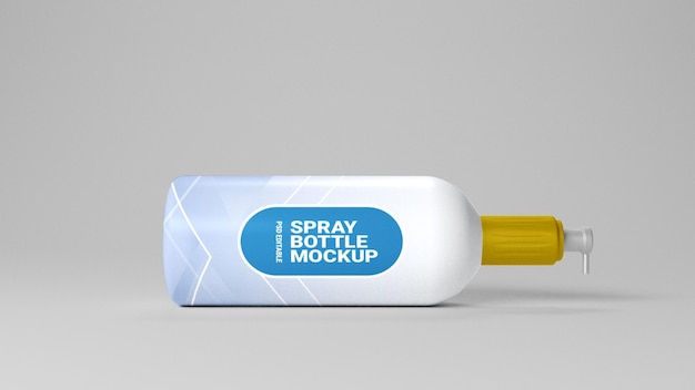 Psd spray bottle mockup