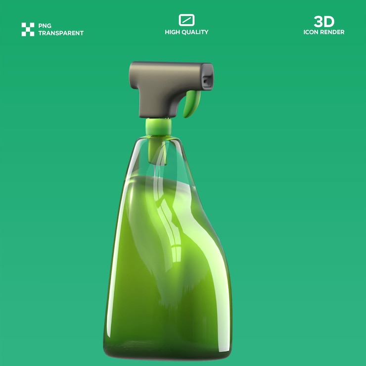 PSD psd spray soap 3d illustration